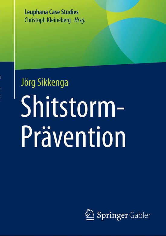 Shitstorm-Prävention - cover