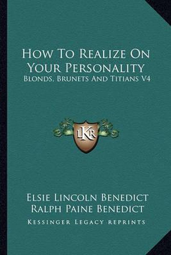 How to Realize on Your Personality - cover