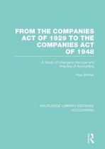 From the Companies Act of 1929 to the Companies Act of 1948