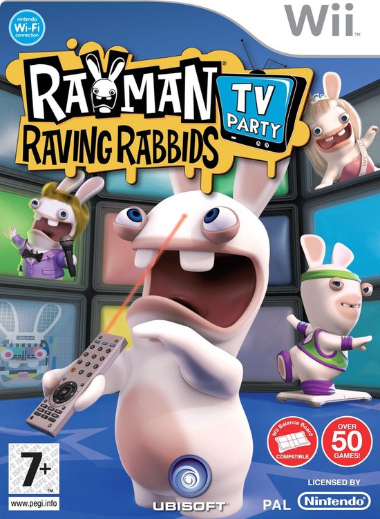 rayman raving rabbids tv party 2 player