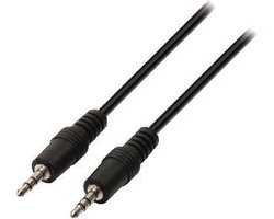 Câble audio Jack 3,5 mm Câble auxiliaire stéréo 1,5 mètres noir.