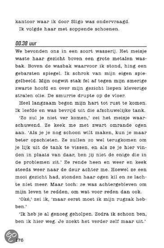 Tekstpagina met het verhaal '00.38 uur'