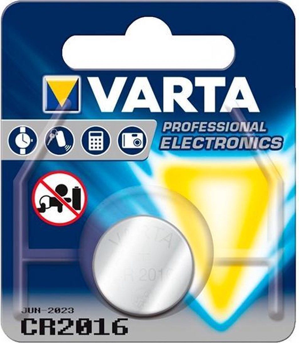 Battery Varta CR-2016 3 V Silver