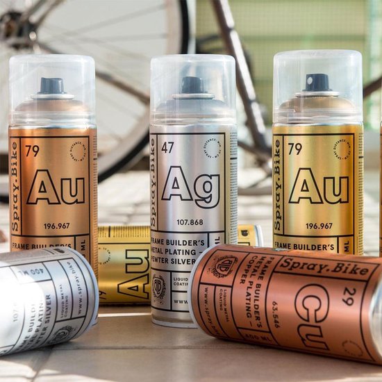 Spray.Bike Peinture en aérosol pour cadre de vélo en laiton doré - Placage  de métal... | bol.com