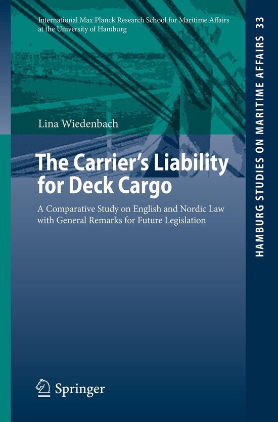 Law and Criminology (R0) - The Carrier's Liability for Deck  ... - cover