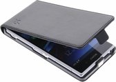 Dolce Vita - Étui à rabat de luxe noir d'origine - Sony Xperia Z1