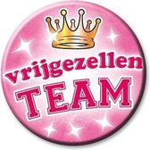 Roze vrijgezellen button