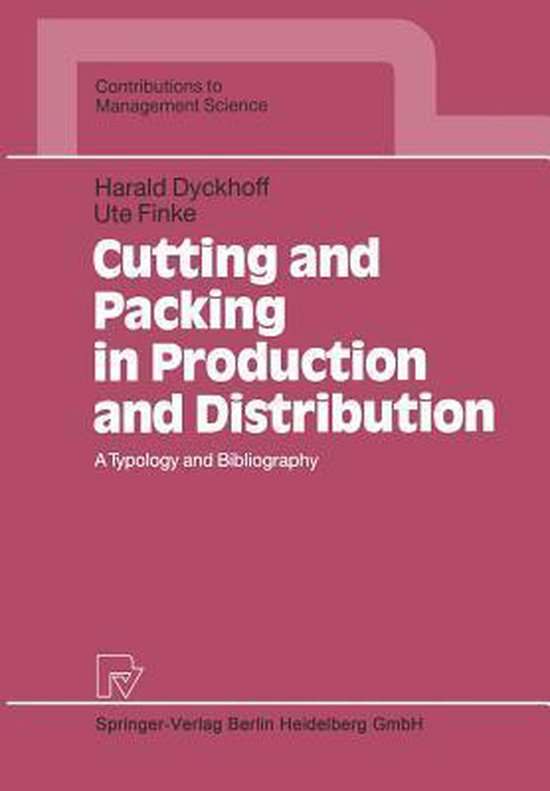 Cutting and Packing in Production and Distribution - cover