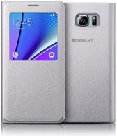 Samsung Galaxy Note 5 S-View Flip Case zilver