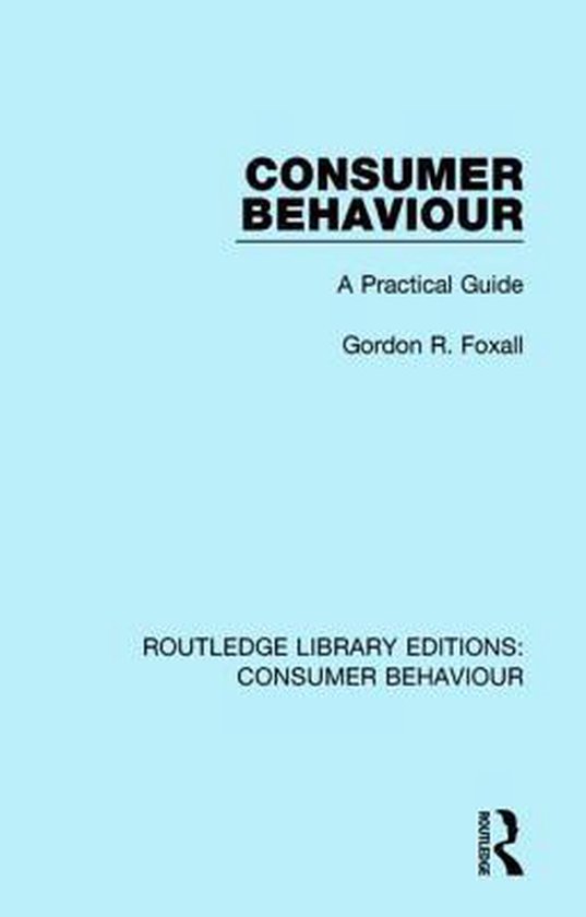 Consumer Behaviour - cover