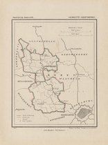 Historische kaart, plattegrond van gemeente Grijpskerke in Zeeland uit 1867 door Kuyper van Kaartcadeau.com