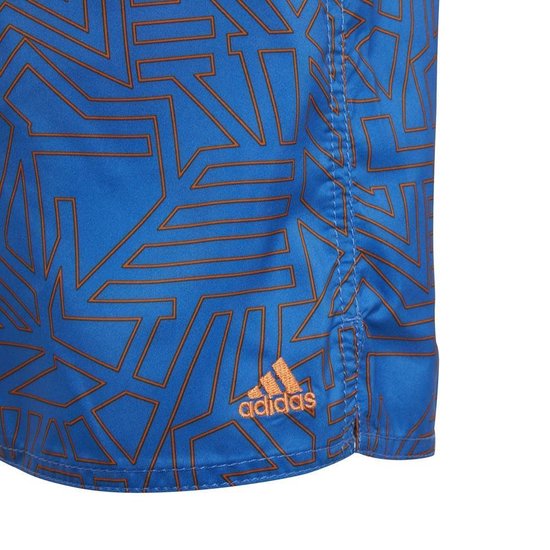 lade diagonaal hemel adidas - Graphic Zwemshort - Zwembroek - Jongens - Blauw/Oranje - Maat 140  | bol.com