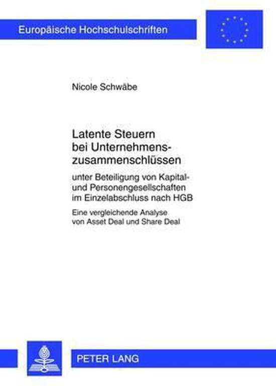 Latente Steuern bei Unternehmenszusammenschlüssen - cover