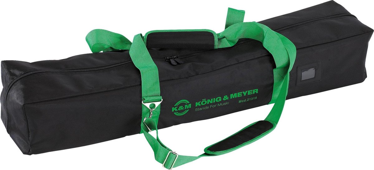 König & Meyer 21315-000-00 Rugzak Nylon Zwart, Groen audioapparatuurtas