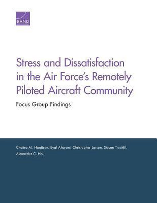 Foto: Stress and dissatisfaction in the air force s remotely piloted aircraft community