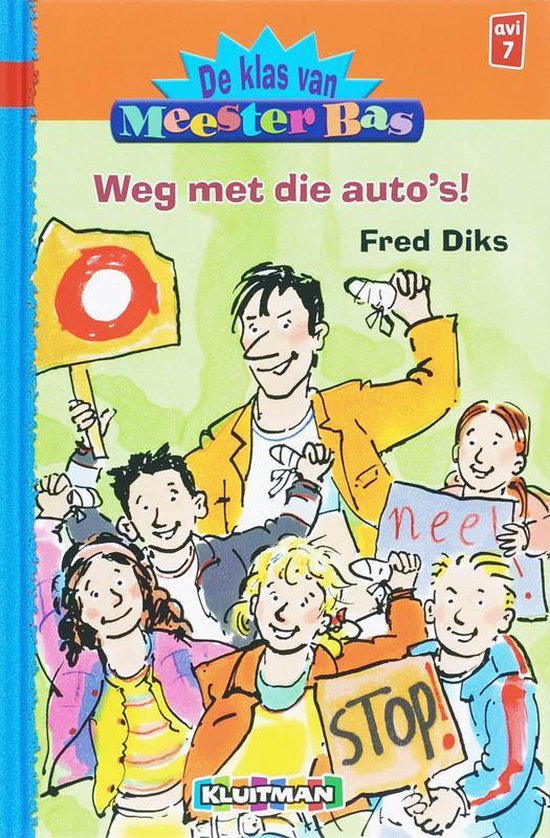 Cover van het boek 'Weg met die auto's!' van F. Diks en F Diks