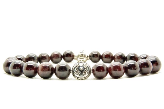 Beaddhism - Armband - Rioja - Hana - Sterling Zilver - 8 mm - 19 cm