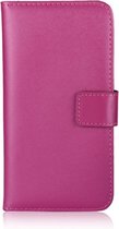 Shop4 - iPhone X Hoesje - Wallet Case Business Roze