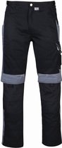 Werkbroek, kleur zwart/grijs, maat 48