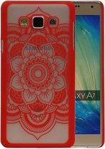 Samsung Galaxy A7 - Roma Hardcase Hoesje Rood