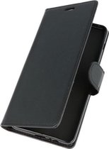 Zwart Wallet Case Hoesje voor Motorola Moto G6 Plus