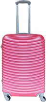 SB Travelbags Bagage koffer 65cm 4 wielen trolley - Roze