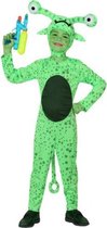Groen alien kostuum voor kids 116 (6-7 jaar)