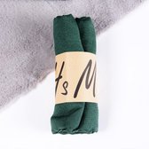 Luxe, Trendy Sjaal 135X55 cm Donkergroen - Scarf - Omslagdoek