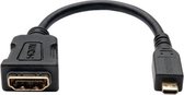 Tripp Lite P142-06N-MICRO video kabel adapter 0,1524 m Micro HDMI HDMI Zwart