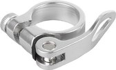 Non-branded Zadelpenklem Met Snelspanner 31,8 Mm Zilver