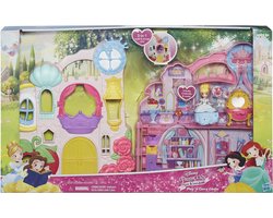 Disney Princess mini prinsessen kasteel met Assepoester popje in Little Kingdom draagkoffer