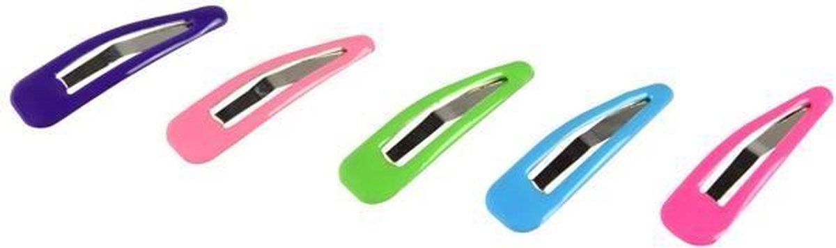 Haarclips Kleur, 10st.