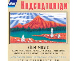 Omslag van Khachaturian: Film Music / Tjeknavorian, Armenian PO