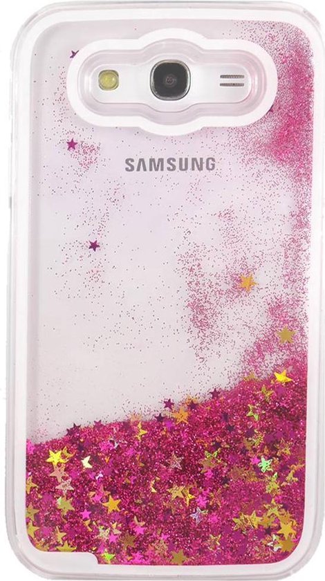 Samsung Galaxy Grand (Neo) hoesje - Glitters paars | bol.com