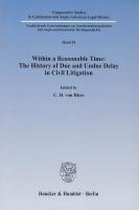 Within a Reasonable Time: The History of Due and Undue Delay in Civil Litigation