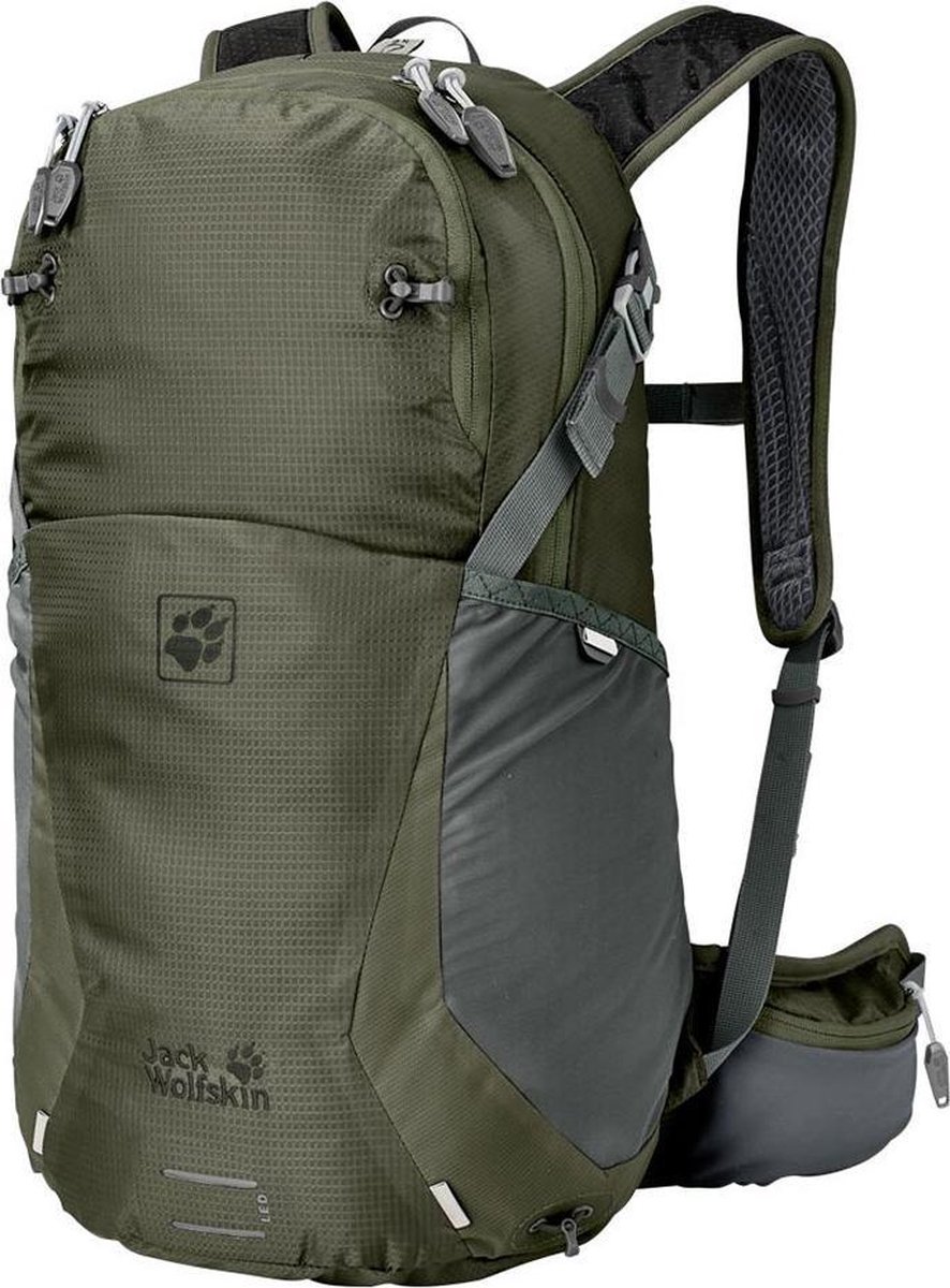 Jack Wolfskin Backpack Unisex groen/grijs