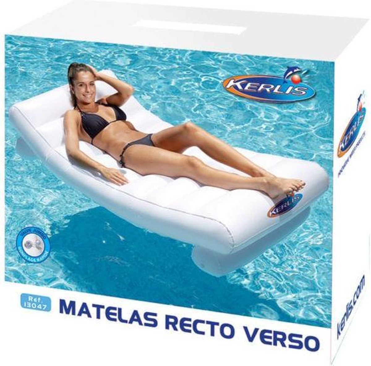 Siège de piscine Kerlis confortable – Blanc
