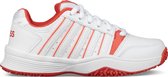 K•Swiss COURT SMASH OMNI - WHITE/FIESTA - Tennisschoenen