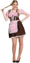 Dirndl Bruin Maat S/M - Verkleedkleding
