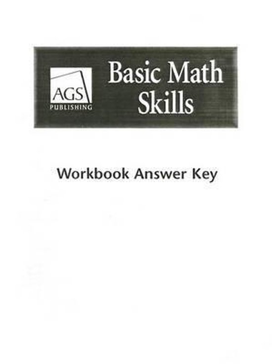 Basic Math Skills Workbook Answer Key 9780785429555 Boeken