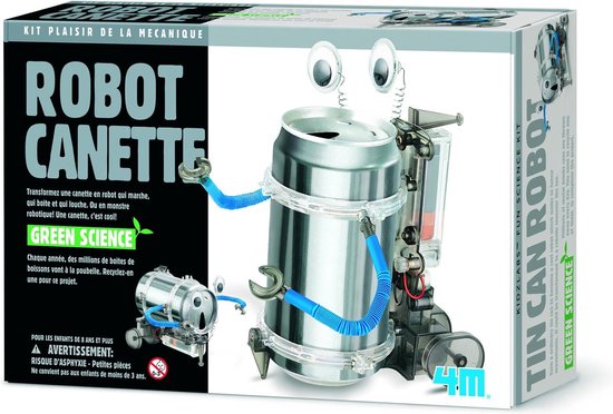 4m Fun Mechanics Kit Tin Can Robot Franstalige Versie bol
