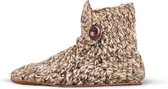 Kingdom of Wow - Heren Sloffen/Pantoffels Wol Hoog Camo Groen Maat 41/42 - Handgemaakt