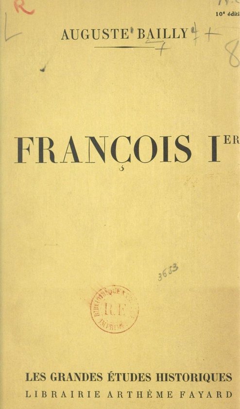 François Ier - cover