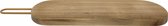 Point-Virgule snijplank - serveerplank uit acaciahout met koperen handvat - 50x12x2c