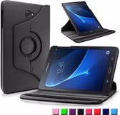Saizi  geschikt voor Samsung Galaxy TAB A 10.1 inch (T580-T585) Tablet Hoes - Case - Cover - 360 graden draaibaar met Multi-stand-zwart