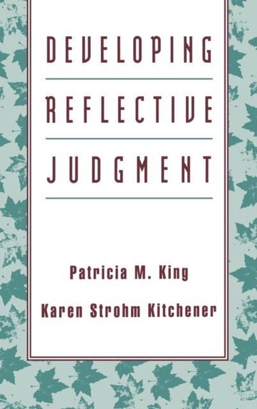 Developing Reflective Judgment - cover