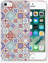 iPhone SE | 5S Uniek TPU Hoesje Tiles Color