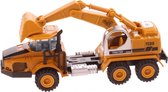 Jonotoys Graafmachine 16 Cm Geel