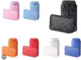 Bling Bling Sleeve voor uw Huawei Ascend D2, wit , merk i12Cover