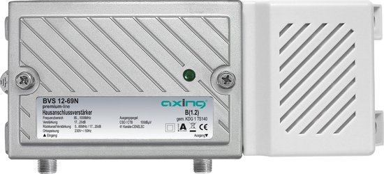 Atténuateur TV Axing BZU 91-3 - 3 DB, 5-1006 MHz - Pour Télévision Numérique Câble/Antenne - Connecteur F